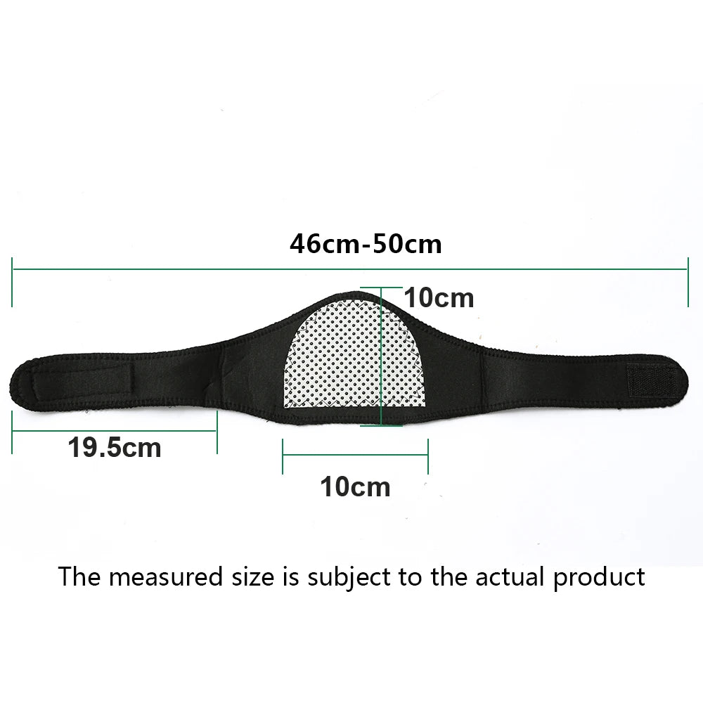 Ifory Health Care Neck Support Massager 1Pcs Tourmaline Self-Heating Neck Belt Protection Spontaneous Heating Belt Body Massager