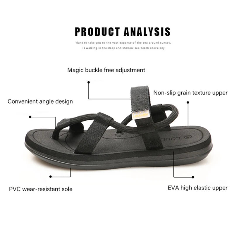 Flip Flops Slip on Flats Slippers Slides Sandals Men Sandalias Hombre Gladiator Casual Sandals Rope Male Summer Roman Beach Shoe