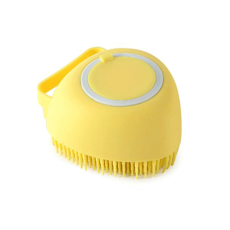 Baby Bath Silica Gel Bath Brush Baby Rub Mud Bath Artifact Silicone Baby Hair Brush