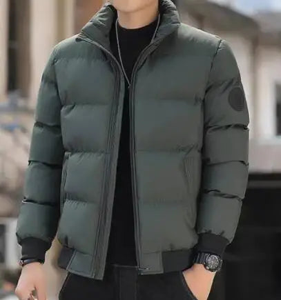 Cheap Warm Men's Clothing Coats Winter Men's Jacket and Coats  Windproof Long Sleeve Casual Jacket Coat Puff Bubble  Jacket