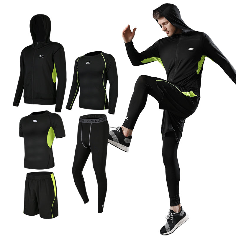 Men's Lightweight Training Fitness Sports Suit Customizable Summer Sweater Trousers Two-Piece Set Wholesale Track Suits for Mens - My Store