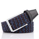 35mm Stretch Belt Braided Elastic Woven Belt Mens Belts for Jeans