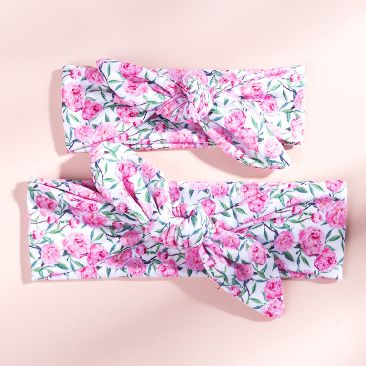 Dropshipping Hair Accessories for Baby and Mom ,Kids Accessories Baby Elastic Headband Set Hair Bands Infant Newborn