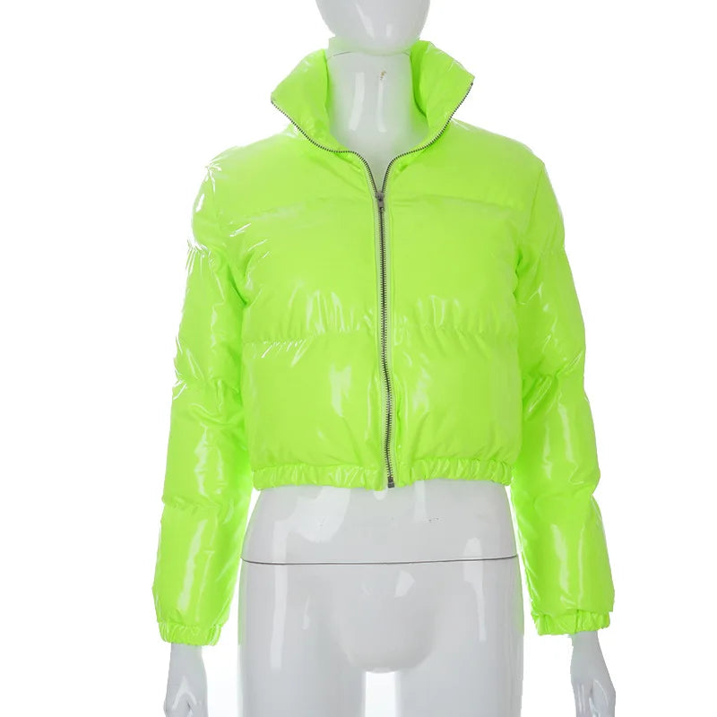 Bubble Coats Fall Winter Coat Women's Puffer Jacket Fashion Leather Bomber Jacket Wholesale Clothing Plus Size Coats