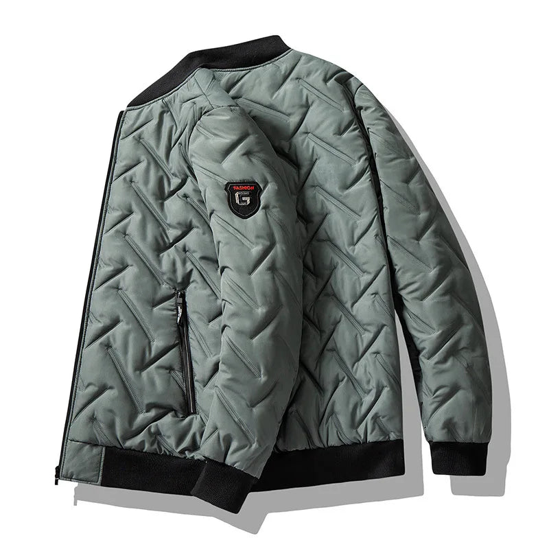 Warm Men's Clothing Slim Fit Coats Winter Men's Jacket and Coats Windproof Long Sleeve Casual Jacket Coat Puff Bubble Jacket