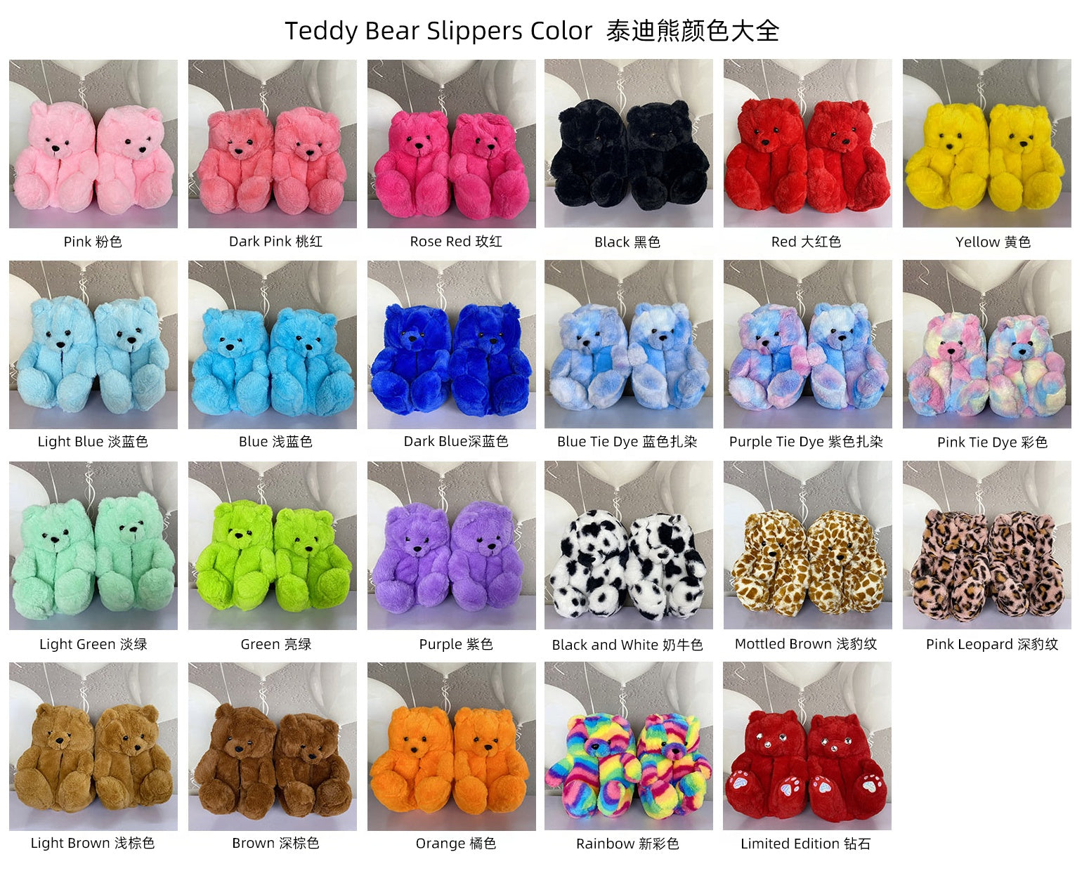 Furry Dun Men Slippers Bing-S Shoes Christmas Plush Slipper Animals Dwen-S Custom Bedroom Animal  Kids Winter Slippers 2022