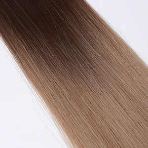 Two-Color Gradient Clip Hair Extension 24" Synthetic Wig Band Clip Clip in Hair Extensions