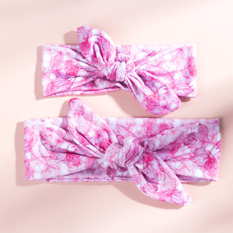 Dropshipping Hair Accessories for Baby and Mom ,Kids Accessories Baby Elastic Headband Set Hair Bands Infant Newborn