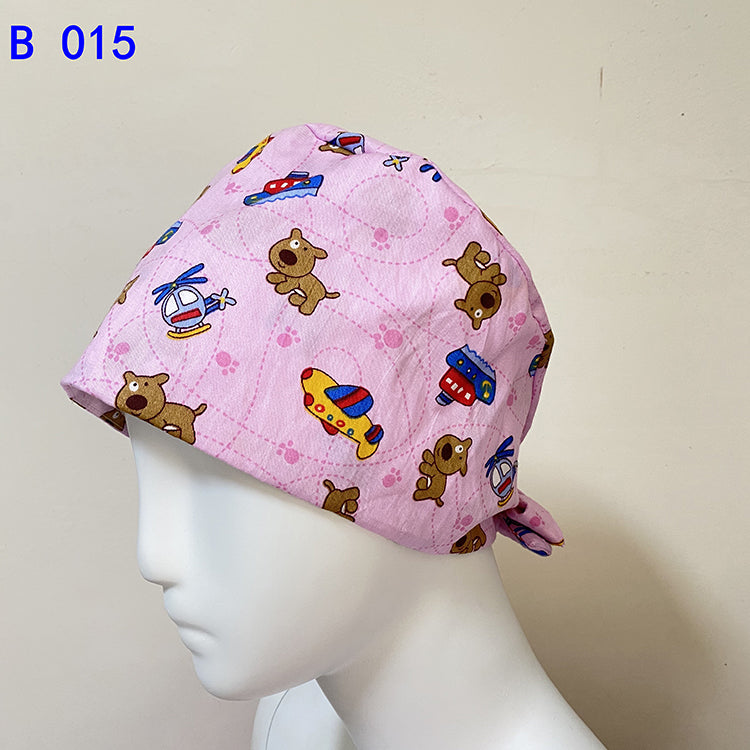 Dental Scrub Hats Medical Hat Surgical Scrub Caps Doctor Scrub Hats Medical Uniforms Cpas With Sweat Band and Strips