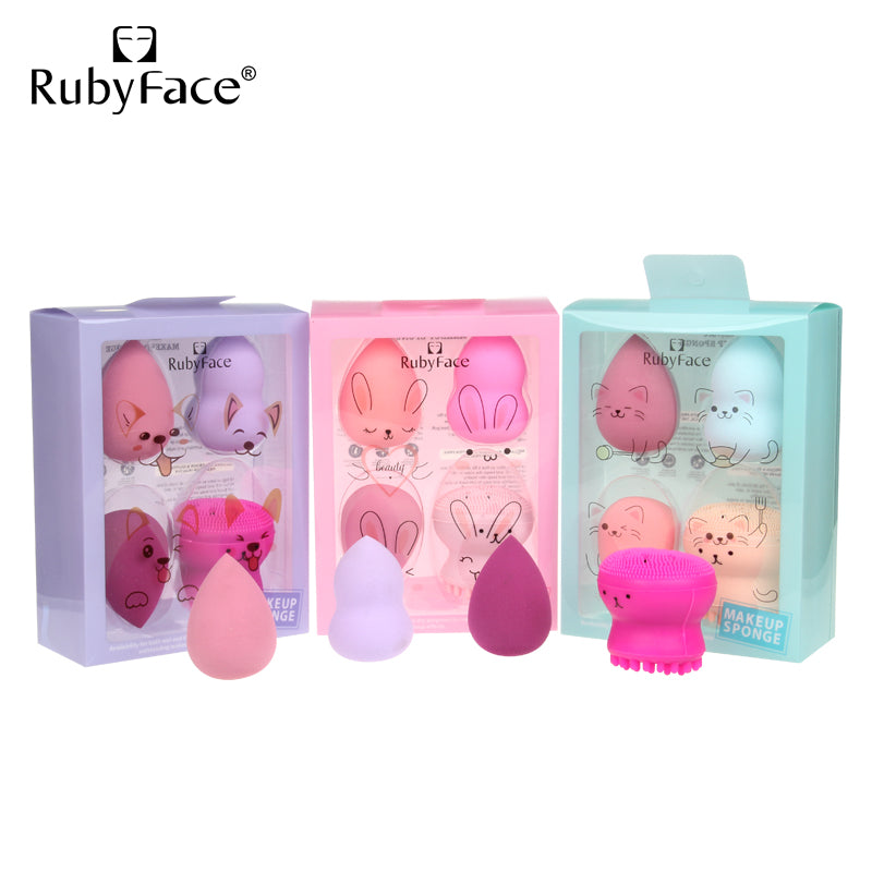 Gift Box Latex Free Makeup Sponge Blender Egg Makeup Powder Puff Beauty Cosmetics Puff Makeup Egg - My Store