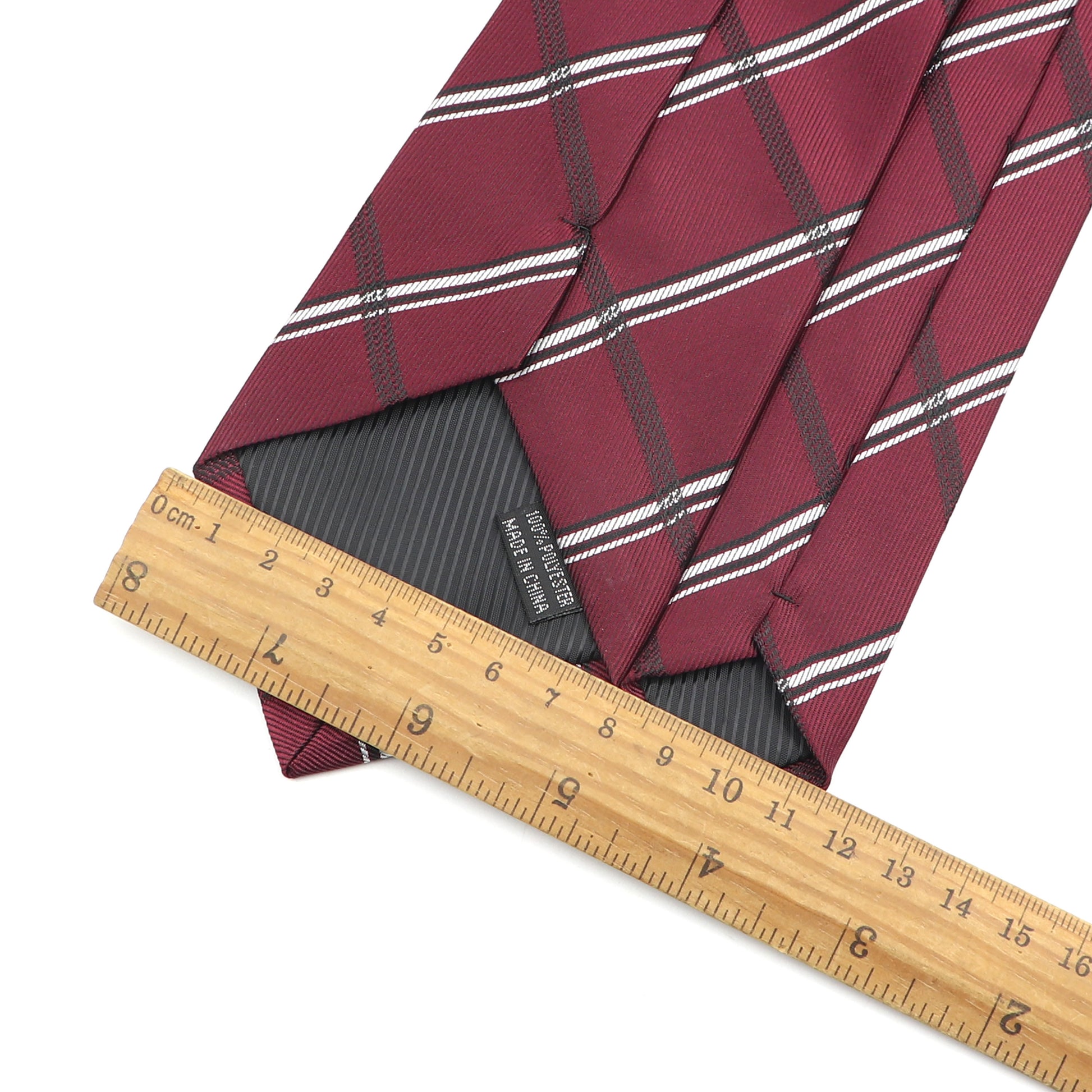 Men's Fashion Neckties Classic Stripe Red Navy Blue Business Formal Wedding Ties Jacquard Woven Solid Tie Polka Dots Neck Ties
