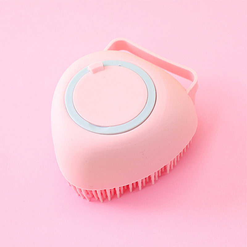 Baby Bath Silica Gel Bath Brush Baby Rub Mud Bath Artifact Silicone Baby Hair Brush