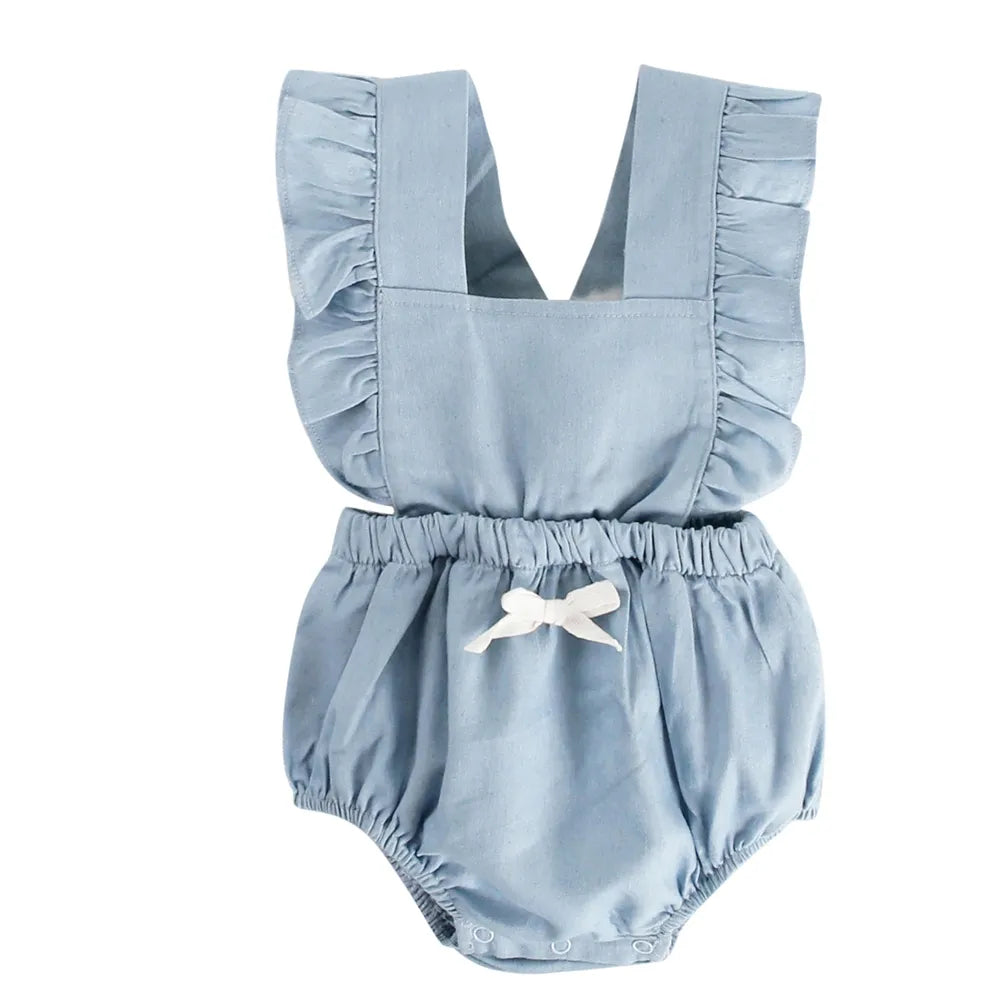 Sanlutoz Princess Baby Girls Bodysuits Cotton Baby Girl Clothing for Newborn Cute Summer Baby Bodysuit