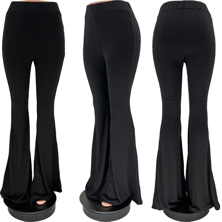 Women's Clothing Bell Bottom Yoga Wide Leg Palazzo Pants Women's Trousers Skinny Yoga Pant