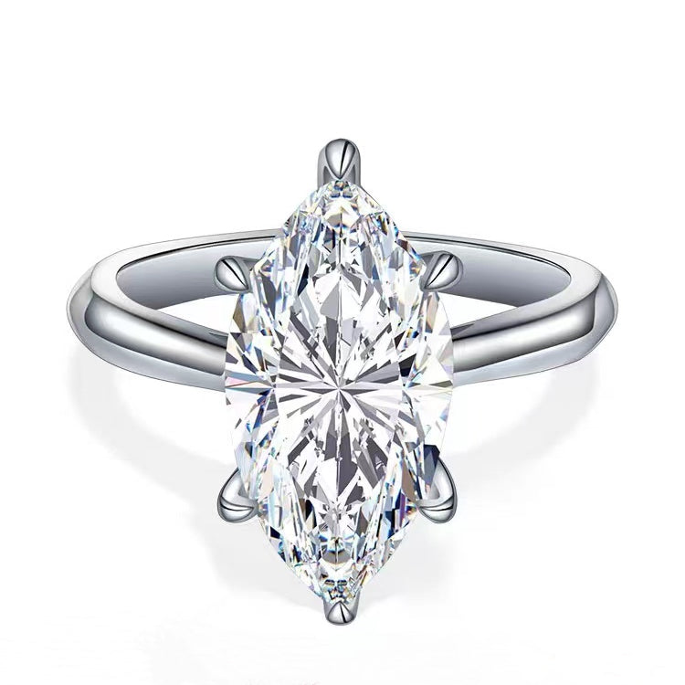 SGARIT Fashion Jewelry 14k Gold GRA Certificate 3ct VVS1D Moissanite Jewellery Ring Engagement Wedding Ring Set Diamond Jewelry