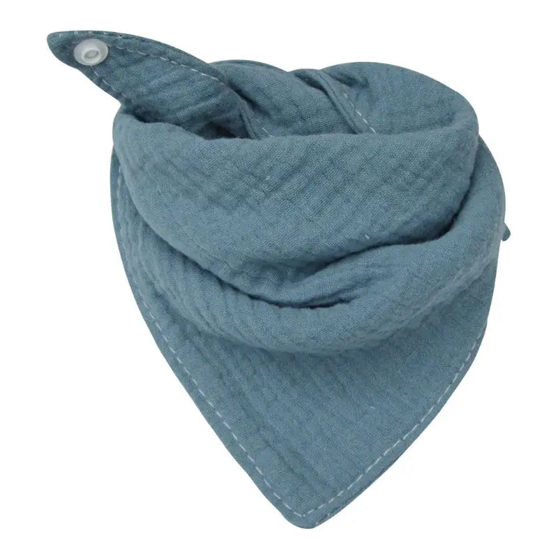 Baby Infant Cotton Bib Solid Color Triangle Scarf Feeding Saliva Towel Bandana Burp Cloth Boy Girl Babies Accessories Newborn