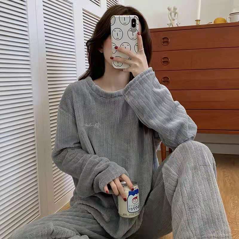 New Design Homefit Textile Wholesale Pajama Flannel for Women Girls Pajamas