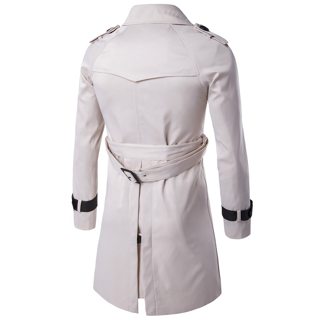 Fall Arrival Coat Double-Breasted Dust Coat Fashion Casual Long Coats for Men