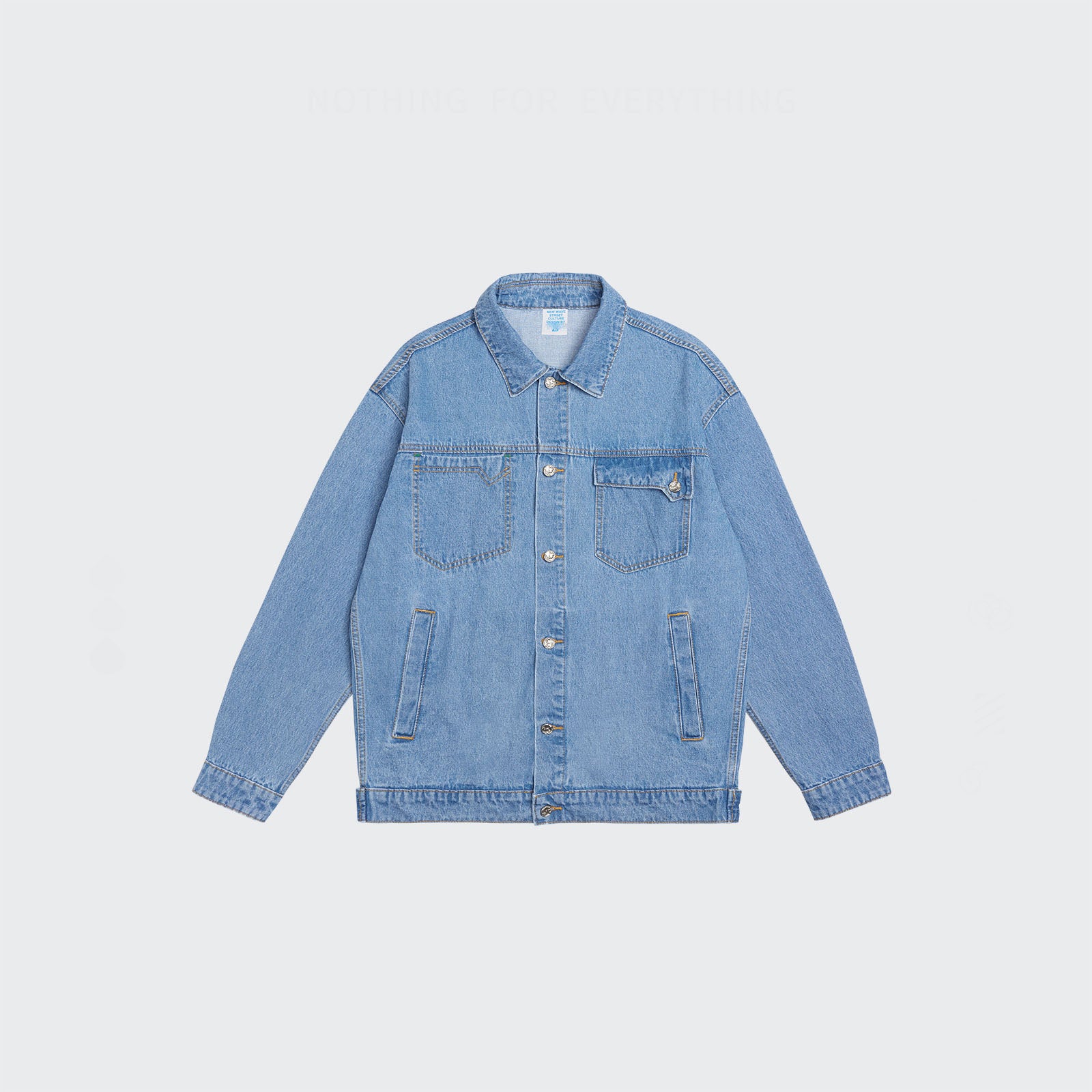 High Quality Denim Jean and Oversized Jeans, Men Jean Jacket and Pants Set