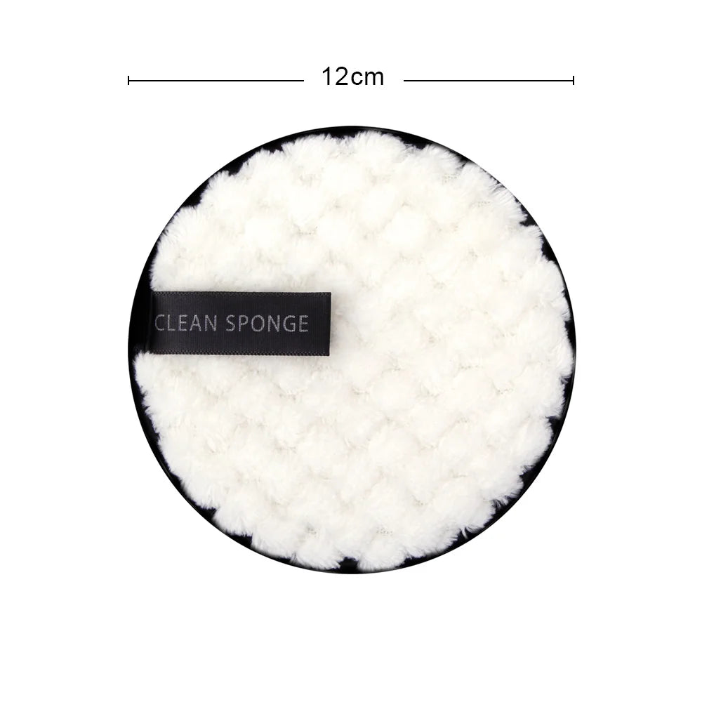 Makeup Remover Puff Reusable Make-Up Pads Washable Cleansing Cotton Microfiber Cloth Pad Skin Care Nail Art Cleaning Wipe Tools