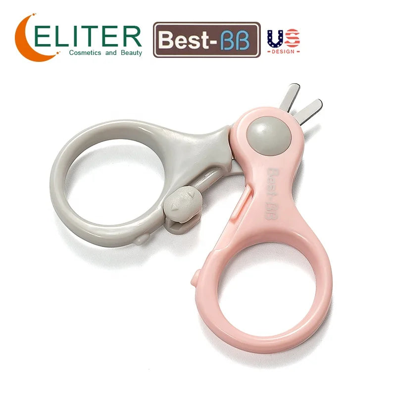 Eliter Hot Sell in Stock Eco-Friendly Babi Safety Scissor Babi Scissor Set Baby Nail Scissors Children Manicure