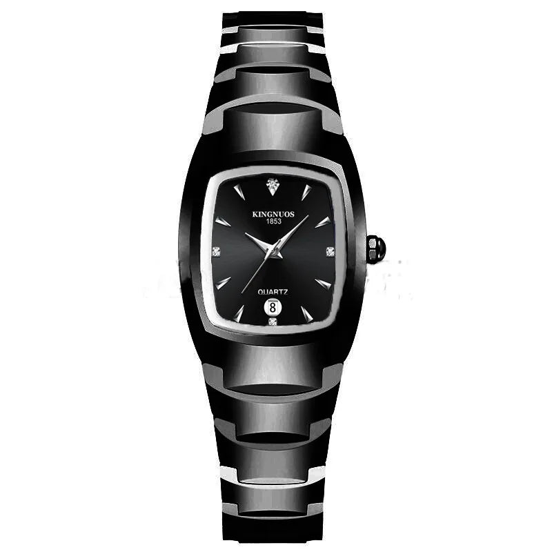 Couple Watches for Lovers Quartz Wristwatch Man Fashion Business Men Watch for Women Watches Tungsten Steel Ladies Watch Xfcs