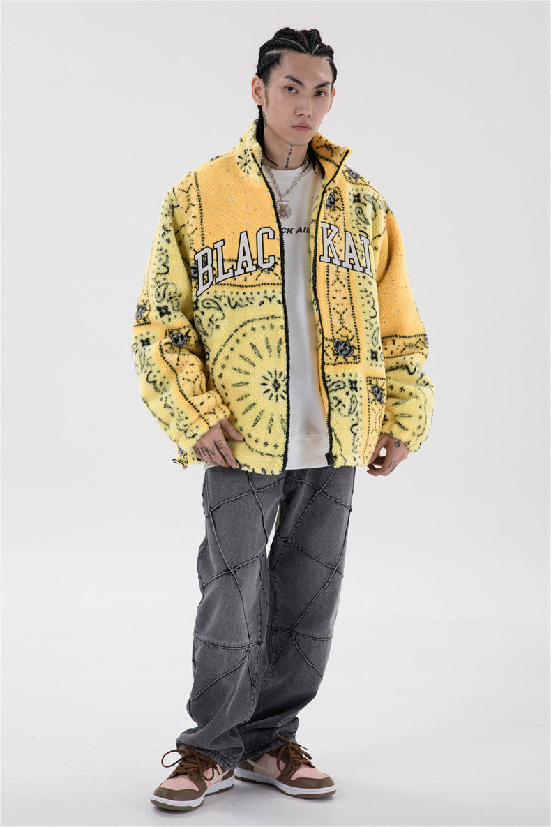 NS43 Women Coats Winter and Autumn Jacket and Coats Print Unisex Coat Men Clothing