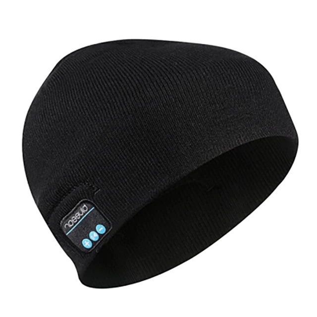 New Fashion Winter Hats Sports Bt Music Caps Custom Knitted Beanie Hat With Headphone Women Wireless Knit Hats