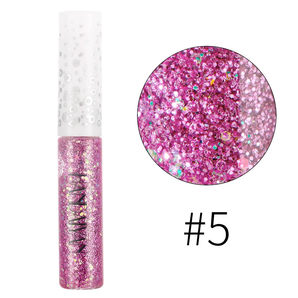 New 12 Colors Diamond Glitter Liquid Eyeliner Durable Waterproof Makeup Shimmer and Shine Eye Pencil Makeup Beauty Tools - My Store