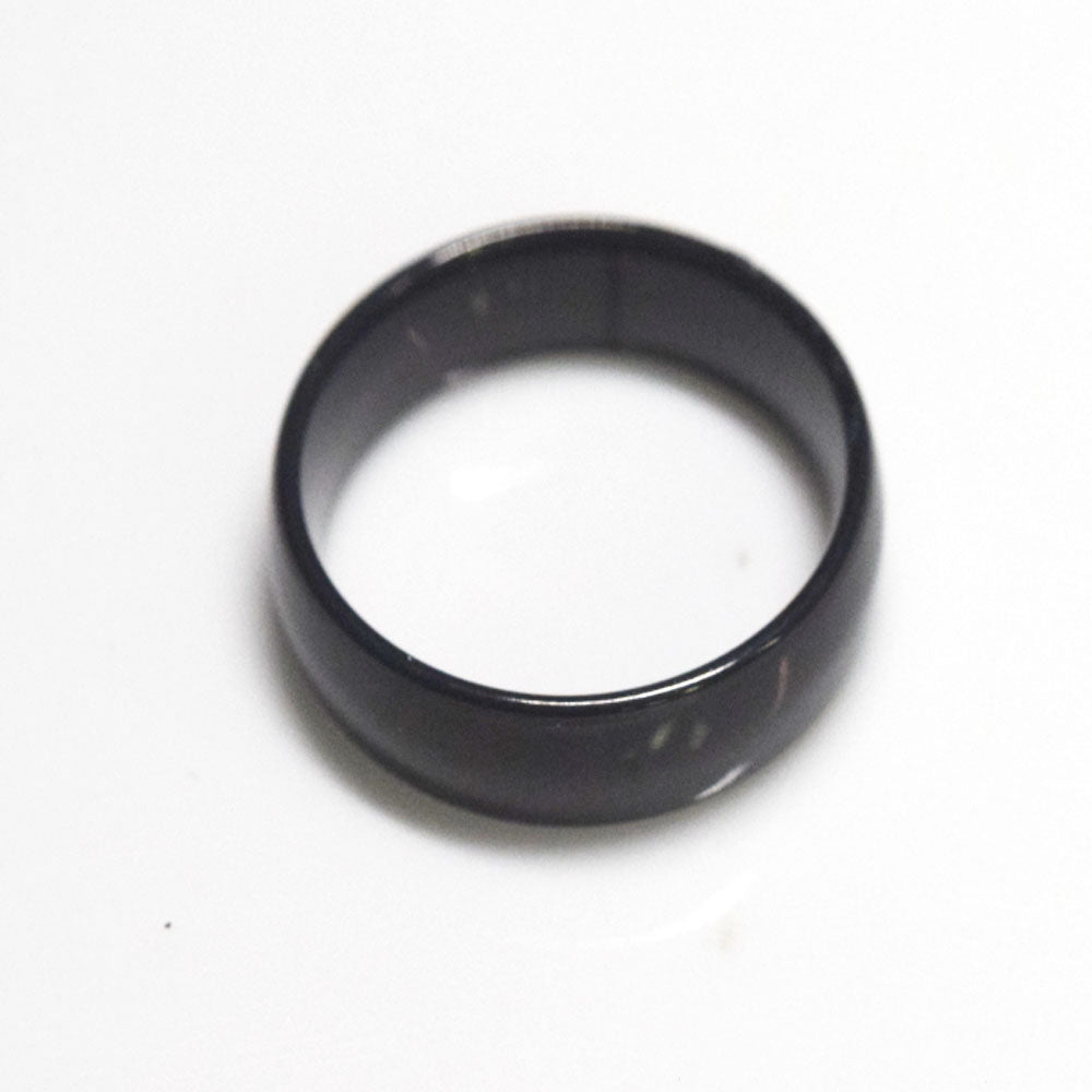 Simple 4mm 6mm 8mm Stainless Steel Jewelry Women Blank Ring Finger Rings Jewellery