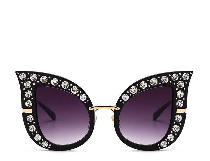 Designer Cat Eye Full Diamond Sunglasses Ladies Sunglasses