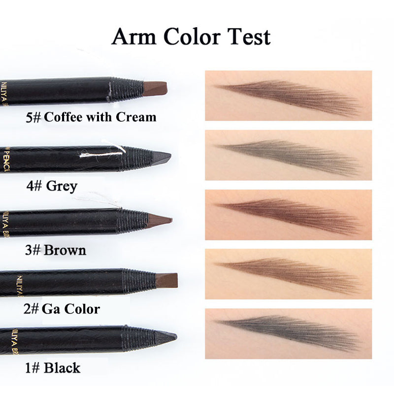 Waterproof Long-Lasting Brow Pencil Microblading Supply Permanent Makeup Tools Natural Makeup Peel Off Eyebrow Pencil With Brush - My Store