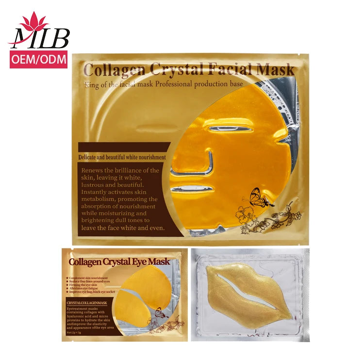 Whitening Skincare Products 24k Gold Skin Care Set Kit (New) Product Set Private Label Logo Cosmetics for Women Skin