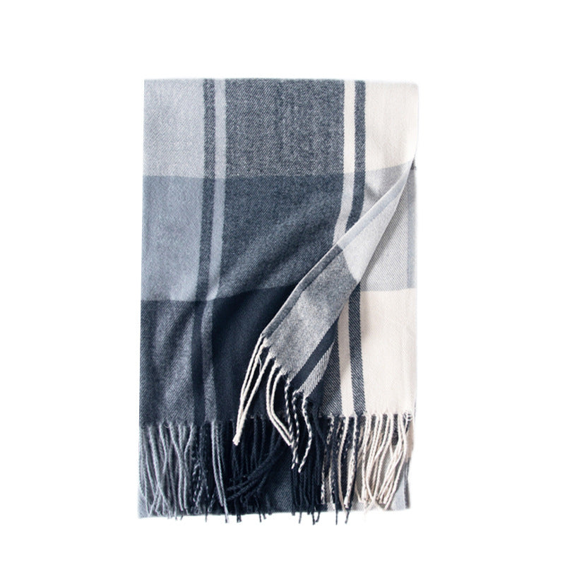 Plaid Scarves Shawls Women Winter Tassel Design Vintage Classic Elegant Gentle Warm Outdoor Leisure Female Daily Other Scarves