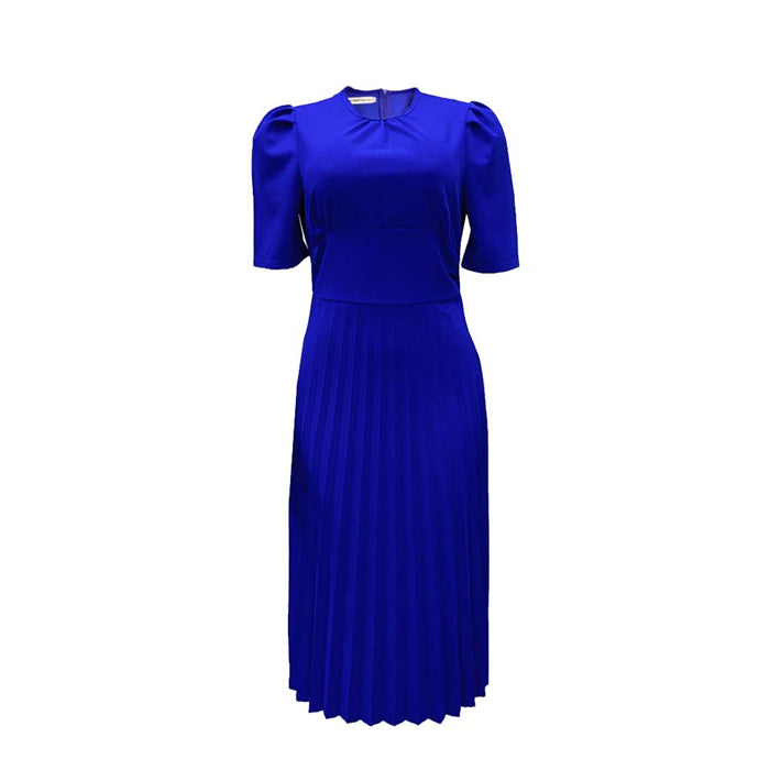 A0202-Summer Business Career Dresses Pleated Dress Women African Dresses