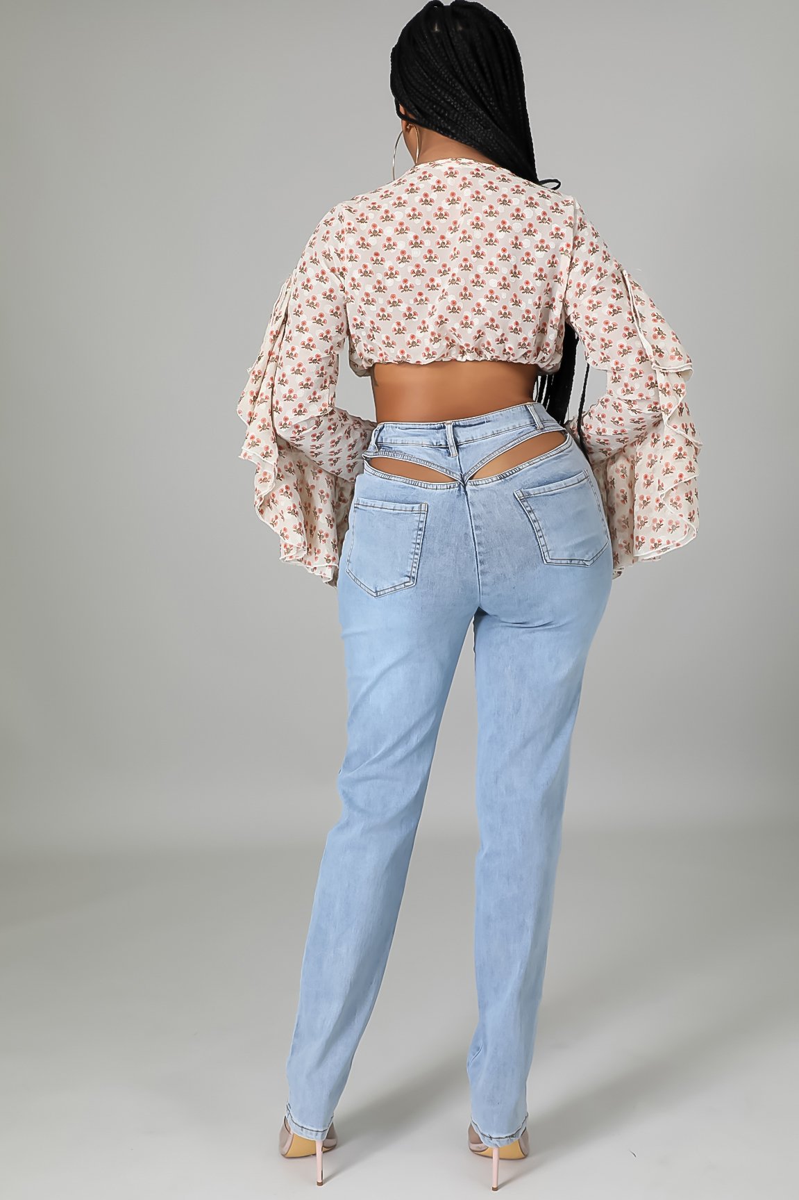 Hot Sell Women Denim High Waist Skinny Jeans Lady Solid Color Butt Lifting Jeans Pant Pantalon Jean Femme