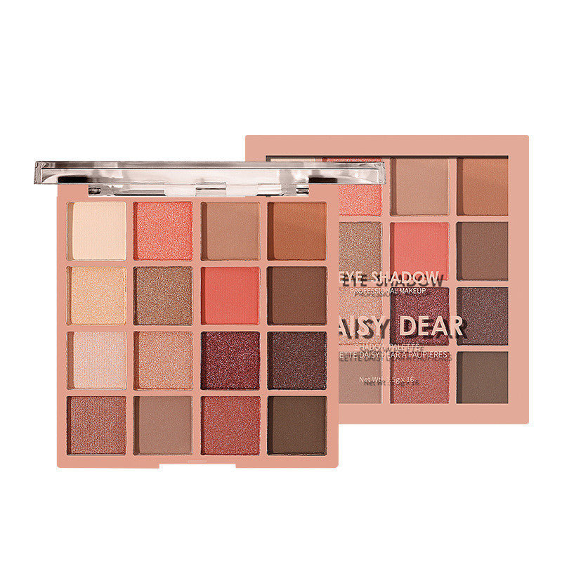Beautiful 16 Colors Shimmer Matte Eyeshadow Eye Shadow Palette Waterproof Cosmetic Long Lasting Eyeshadow Cosmetic - My Store