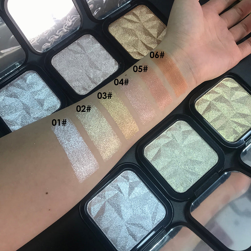 Wholesale Highlighter Private Label Body Shimmer With Mirror Makeup Organic Korean Makeup Products - My Store