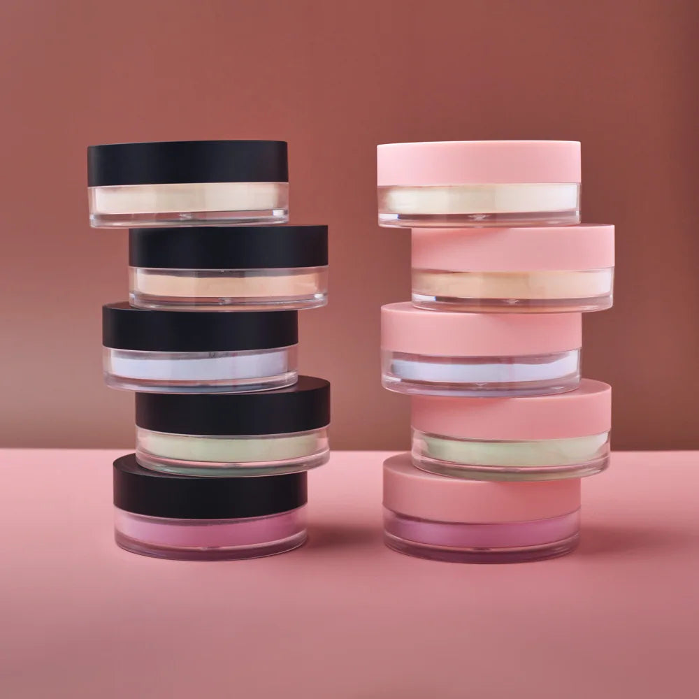 SENKA Face Base Makeup Loose Powder Matte Waterproof Cosmetics Makeup Private Label Vegan Pink Loose Setting Powder - My Store