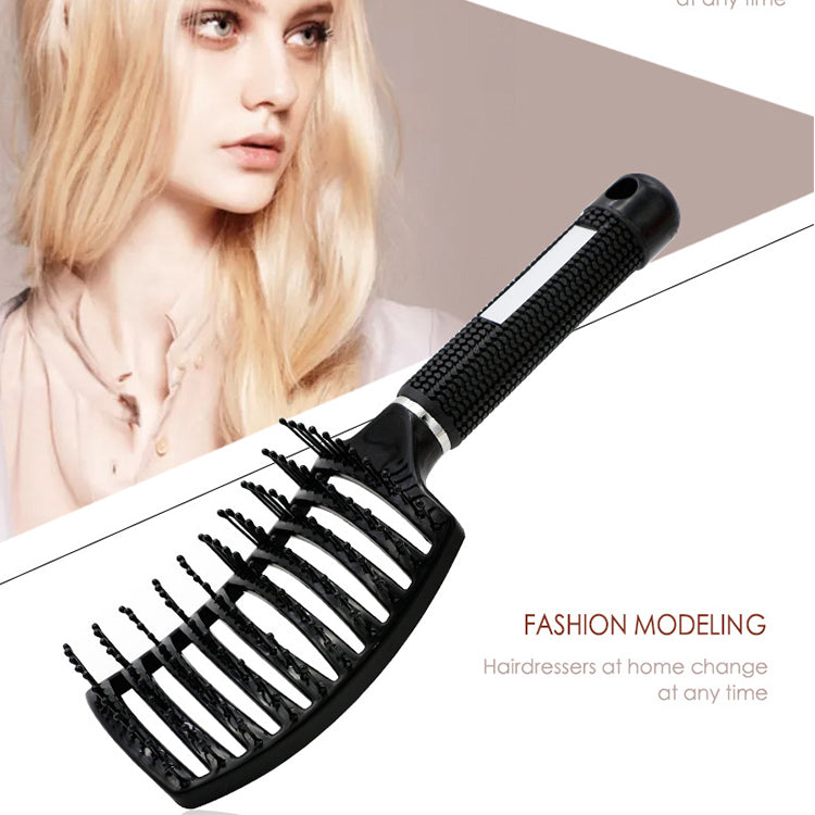 Custom Portable Plastic Anti-Static Spiral Hairbrush Comb Set Manual Personal Care Appliances for Household and Hotel Use