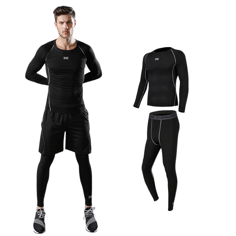 Men's Lightweight Training Fitness Sports Suit Customizable Summer Sweater Trousers Two-Piece Set Wholesale Track Suits for Mens - My Store