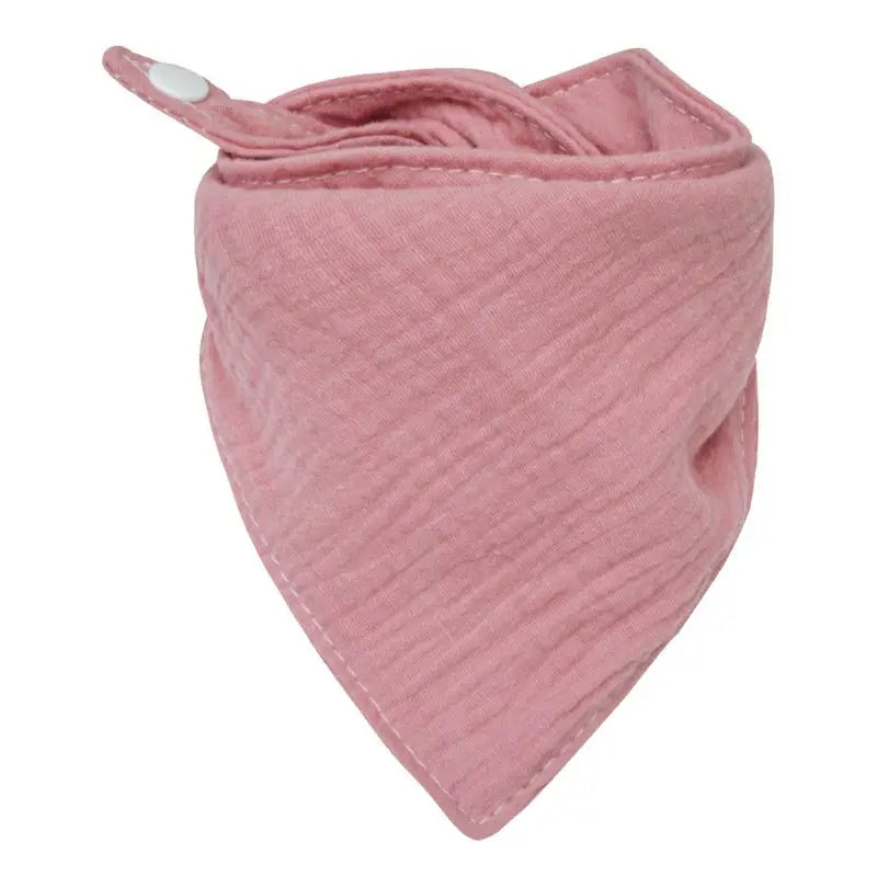 Baby Infant Cotton Bib Solid Color Triangle Scarf Feeding Saliva Towel Bandana Burp Cloth Boy Girl Babies Accessories Newborn