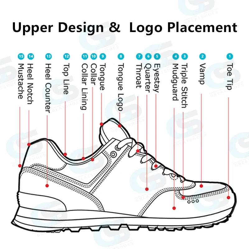Greatshoes New Custom Luxury Leather Casual Shoes Sneakers,Sneakers Personalizzate Con Logo,Sneakers Men'S High Cut