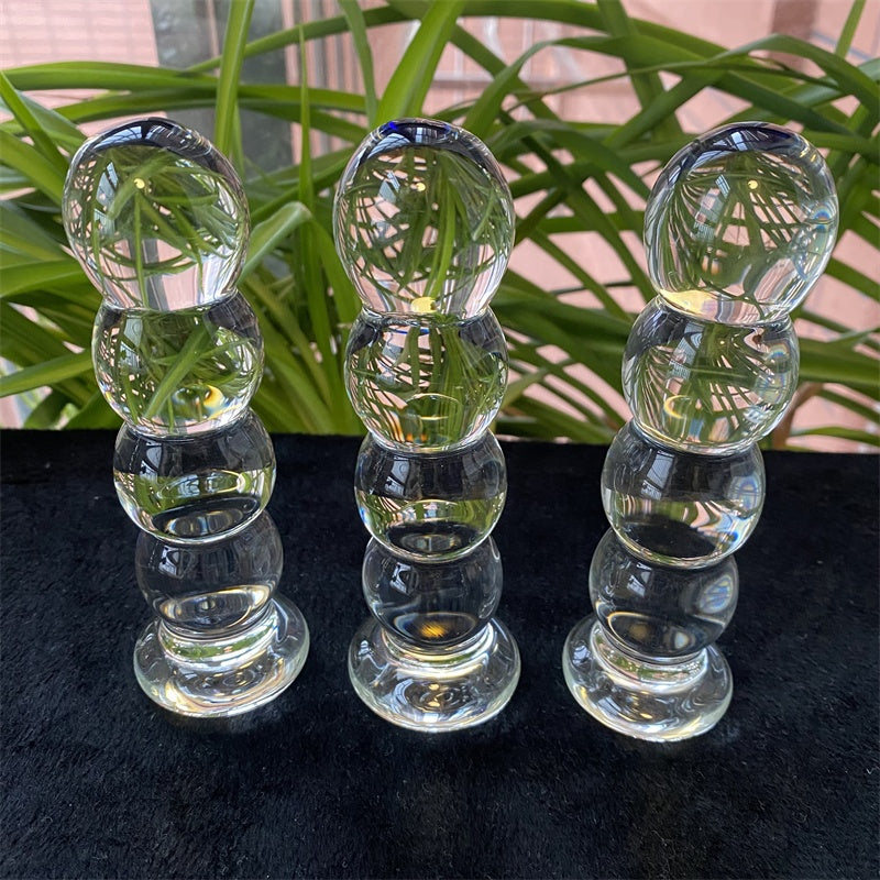 Hot Sale Handheld Personal Care Best Glass Game Toy Wand Massager Anal Plugs for Men and Women