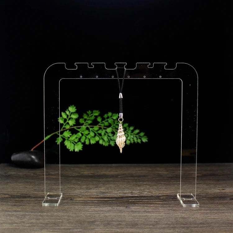 Acrylic Necklace Stand Jewelry Display  Necklace Organizer Case Earring Display Jewellery Showcase  Earring Holder