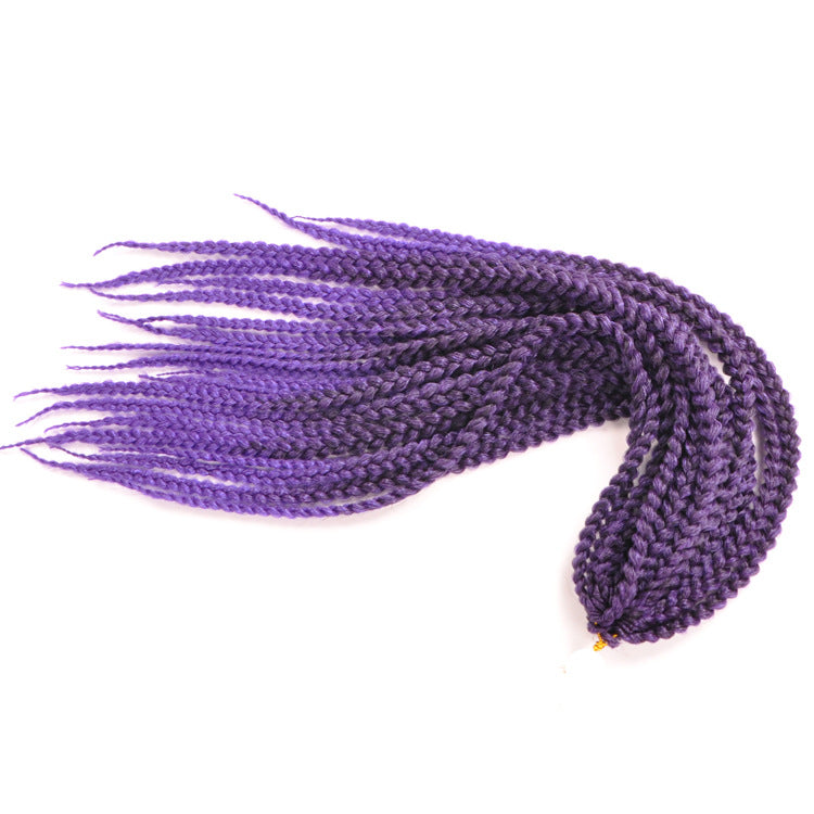 Box Braids Crochet Hair Extension Ombre Pre Looped Box Braiding Hair Synthetic 20 Strands/Pack Senegal