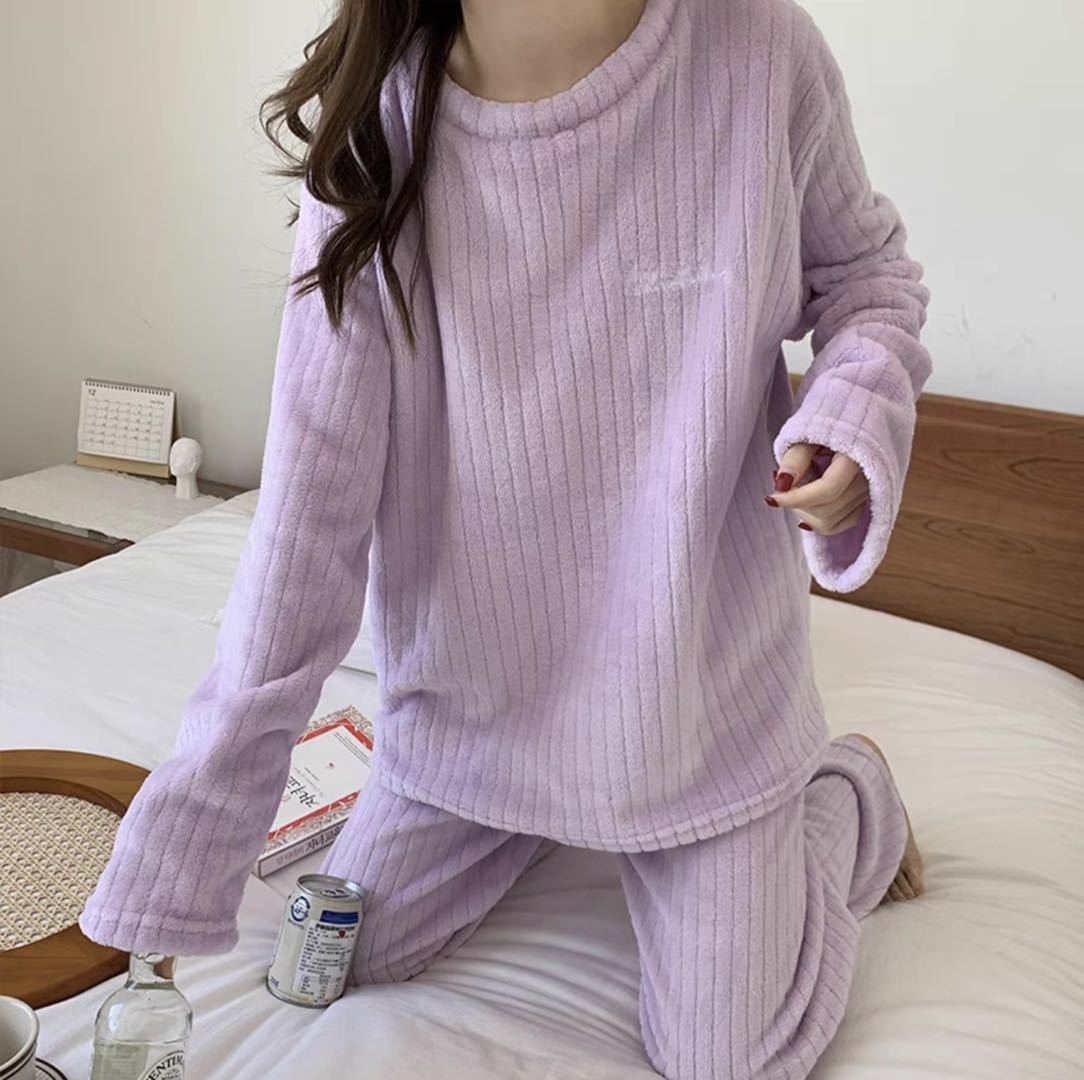 New Design Homefit Textile Wholesale Pajama Flannel for Women Girls Pajamas