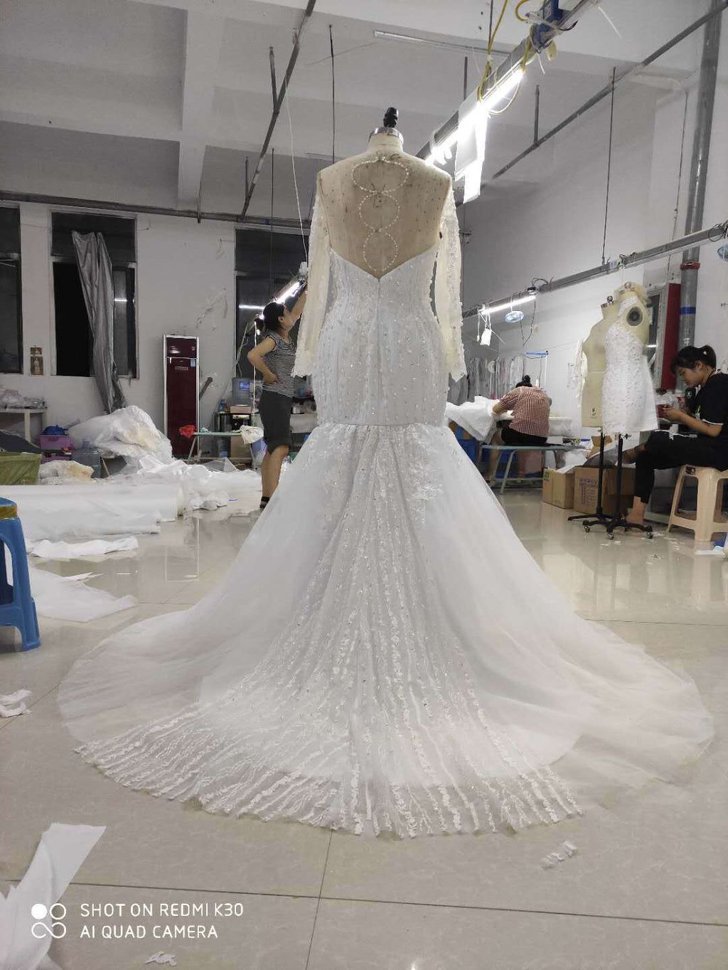 S862A 2025 New Fashion High Quality Customize Mermaid Party Girl Wedding Dress Dresses for Wedding Party - My Store