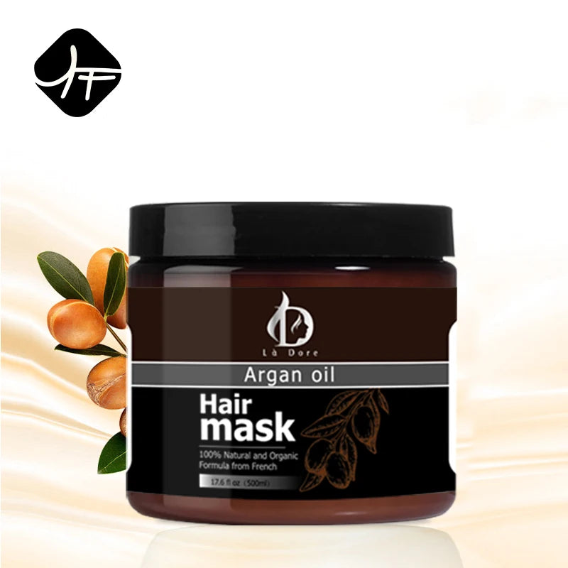 Private Label Vegan Hair Care Korean Smoothing Organic Natural Argan Oil Hair Mask Treatment
