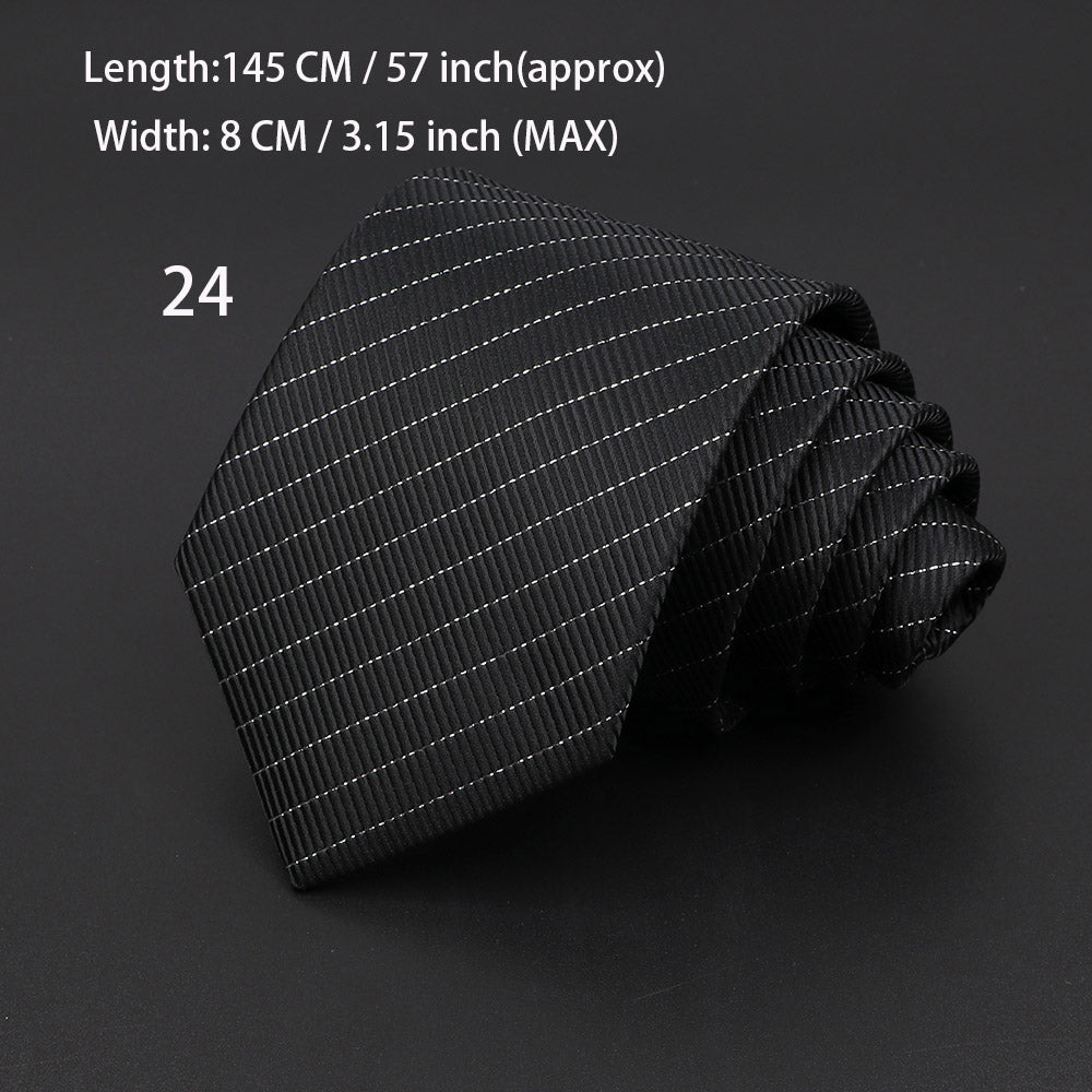 Fashion Neckties Classic Men's Stripe Necktie Royal Blue Wedding Ties Jacquard Woven Silk Men Solid Tie Polka Dots Neck Ties